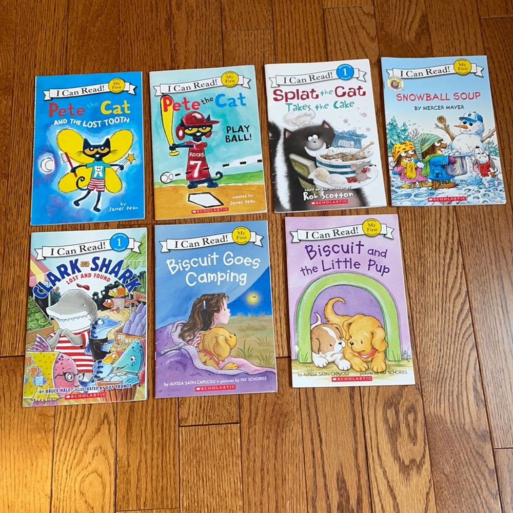 Lot of (7) I can Read Books